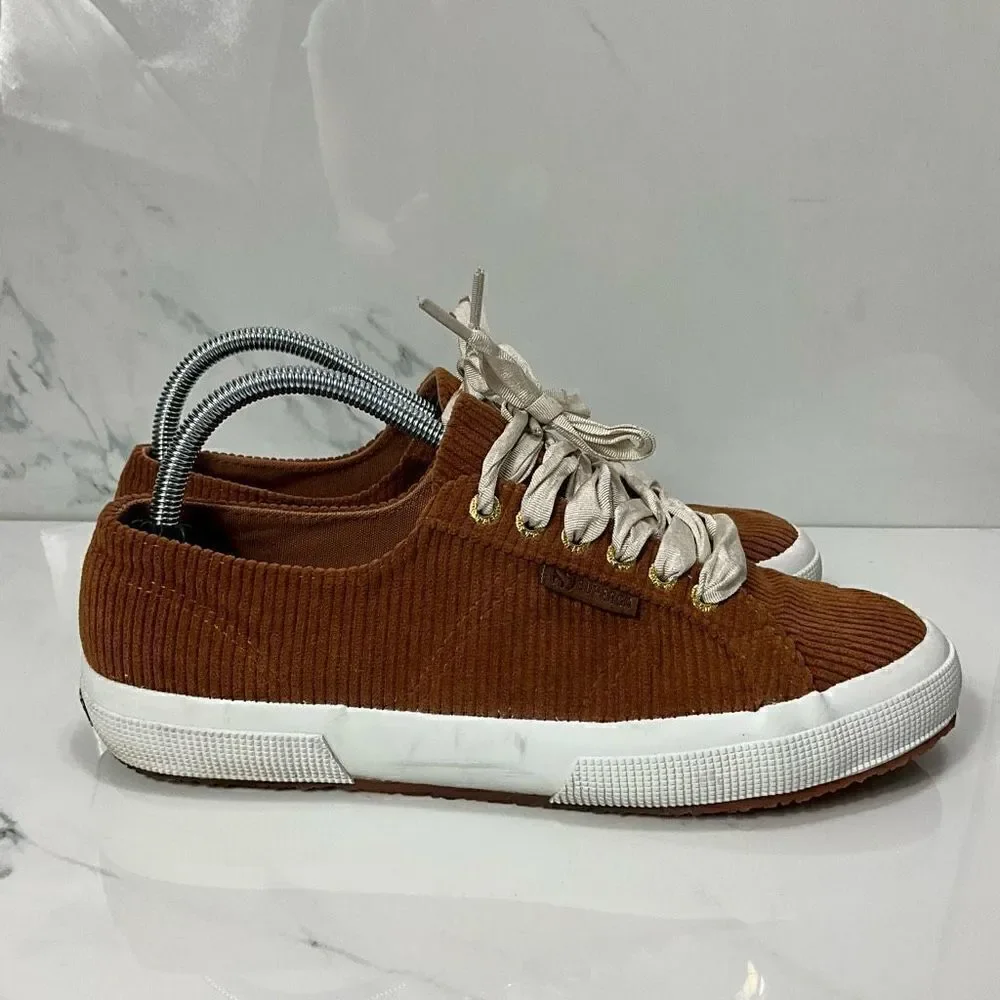 SUPERGA Anthropologie Corduroy Fashion Sneakers